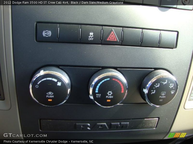 Black / Dark Slate/Medium Graystone 2012 Dodge Ram 3500 HD ST Crew Cab 4x4
