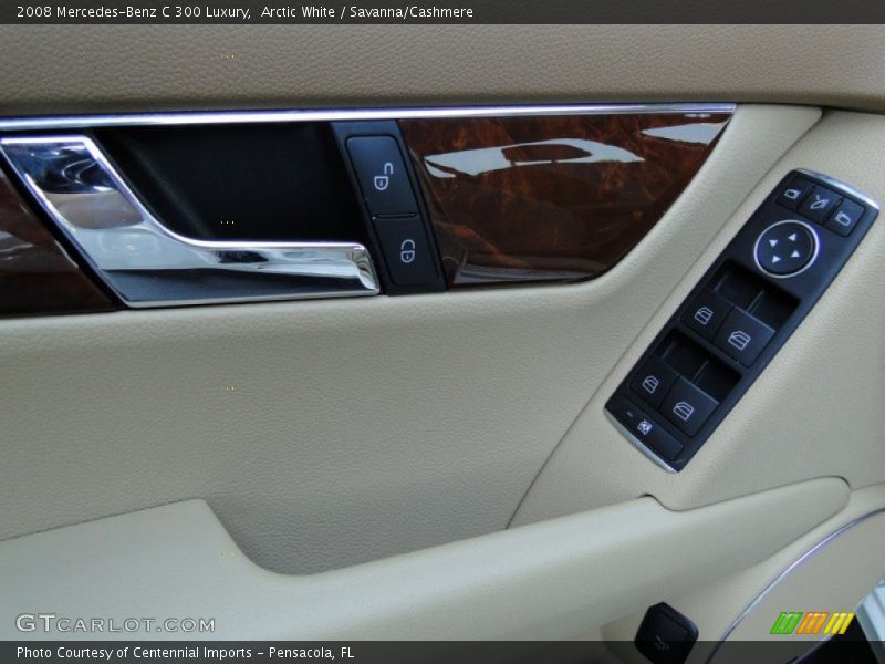 Arctic White / Savanna/Cashmere 2008 Mercedes-Benz C 300 Luxury