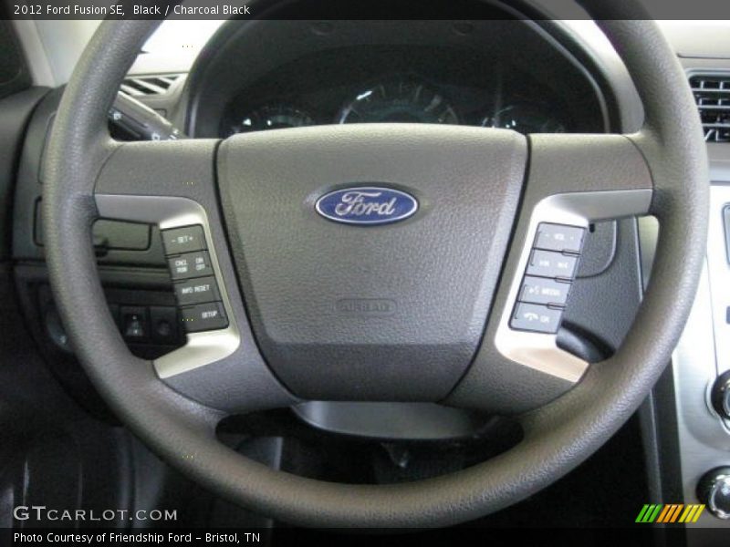 Black / Charcoal Black 2012 Ford Fusion SE