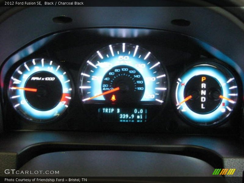 Black / Charcoal Black 2012 Ford Fusion SE