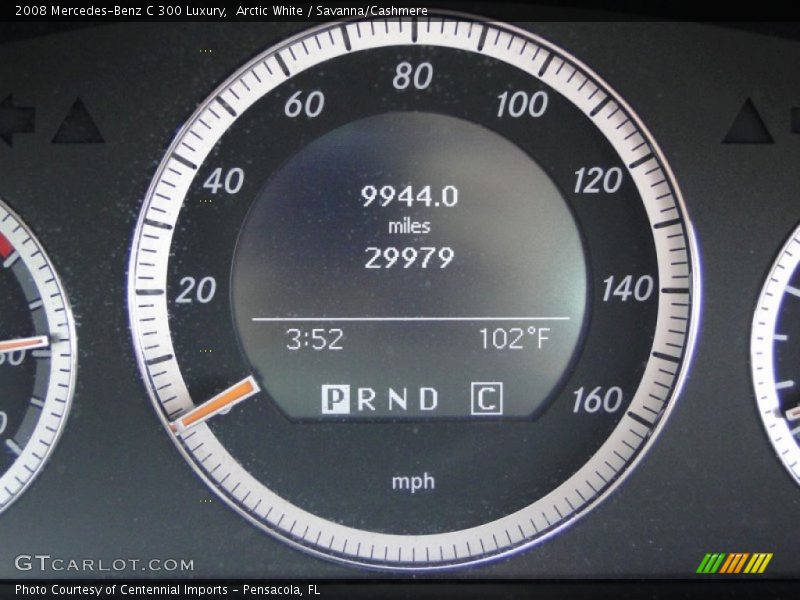 Arctic White / Savanna/Cashmere 2008 Mercedes-Benz C 300 Luxury