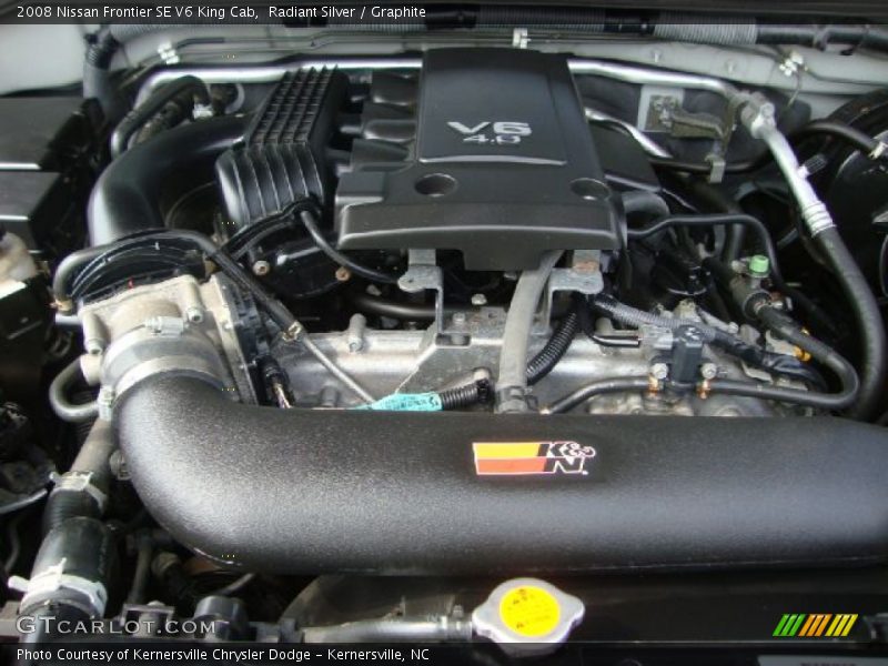  2008 Frontier SE V6 King Cab Engine - 4.0 Liter DOHC 24-Valve VVT V6