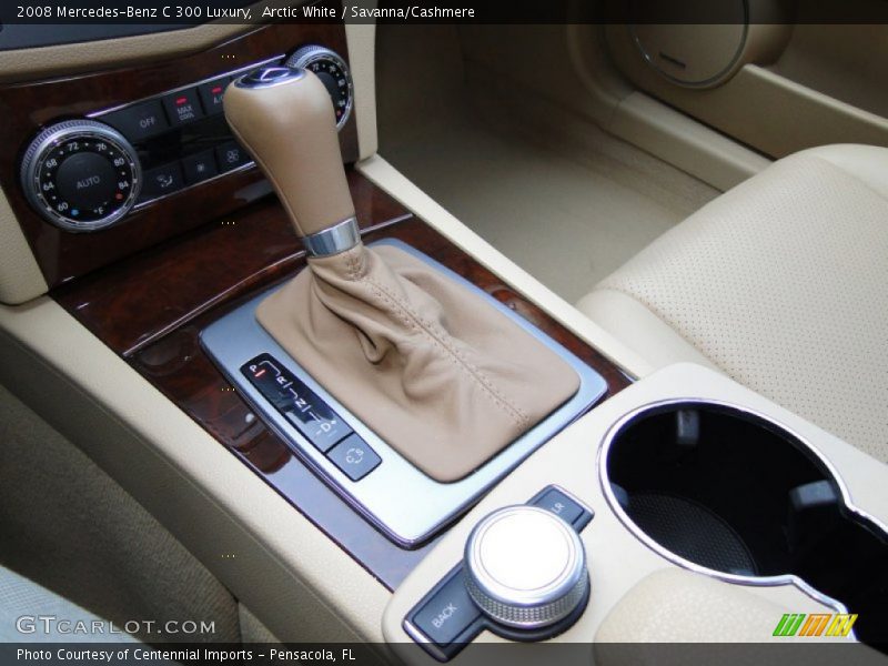 Arctic White / Savanna/Cashmere 2008 Mercedes-Benz C 300 Luxury