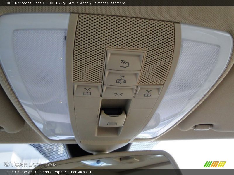 Arctic White / Savanna/Cashmere 2008 Mercedes-Benz C 300 Luxury