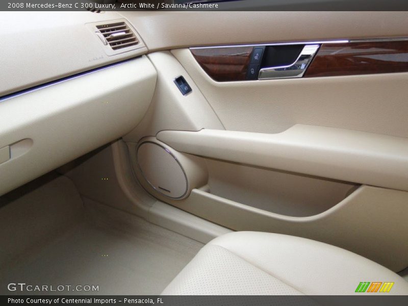 Arctic White / Savanna/Cashmere 2008 Mercedes-Benz C 300 Luxury