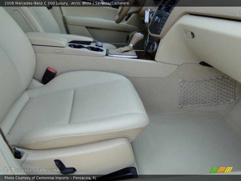 Arctic White / Savanna/Cashmere 2008 Mercedes-Benz C 300 Luxury