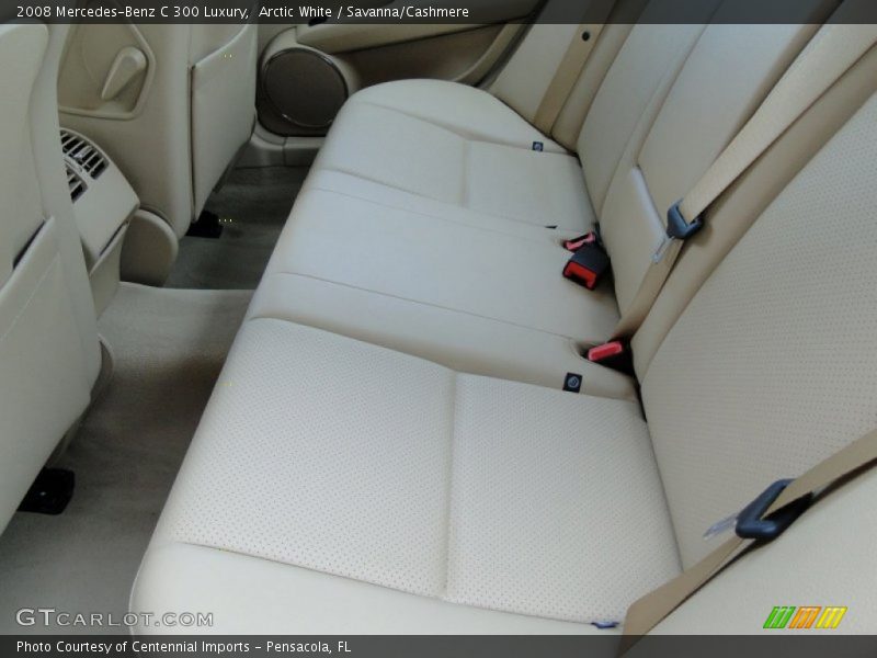 Arctic White / Savanna/Cashmere 2008 Mercedes-Benz C 300 Luxury