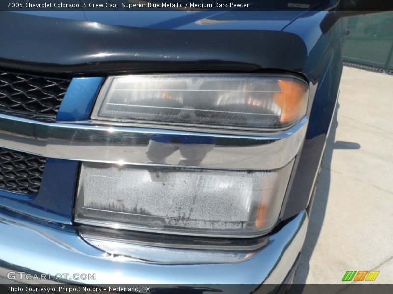 Superior Blue Metallic / Medium Dark Pewter 2005 Chevrolet Colorado LS Crew Cab