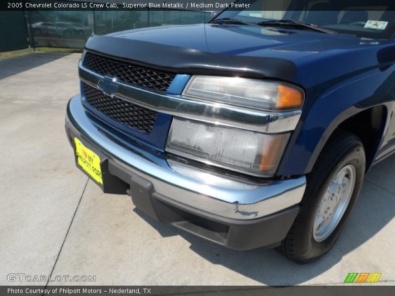 Superior Blue Metallic / Medium Dark Pewter 2005 Chevrolet Colorado LS Crew Cab