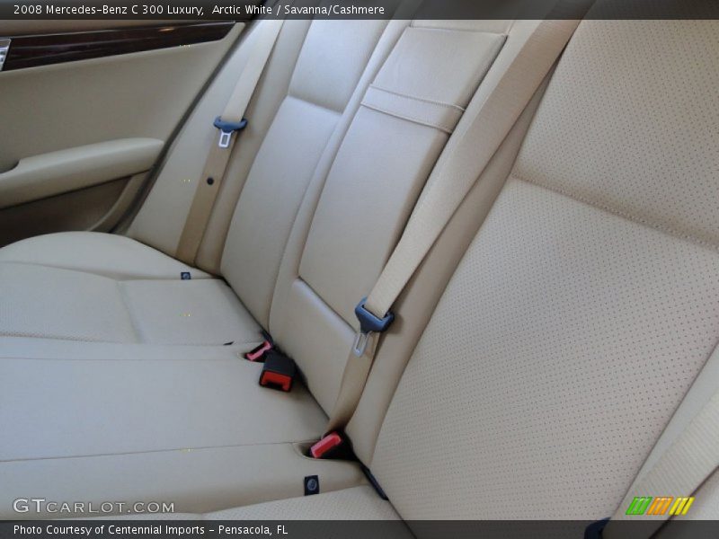 Arctic White / Savanna/Cashmere 2008 Mercedes-Benz C 300 Luxury