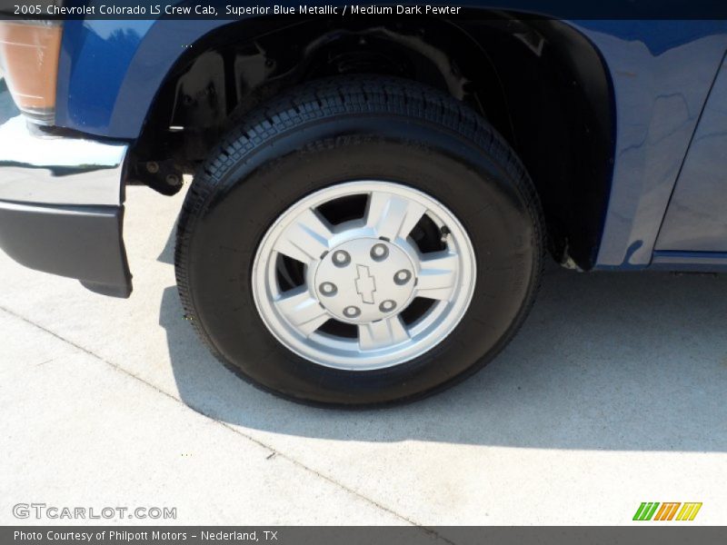 Superior Blue Metallic / Medium Dark Pewter 2005 Chevrolet Colorado LS Crew Cab