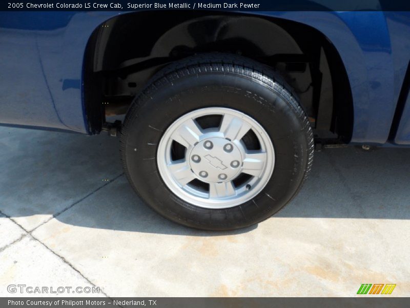 Superior Blue Metallic / Medium Dark Pewter 2005 Chevrolet Colorado LS Crew Cab