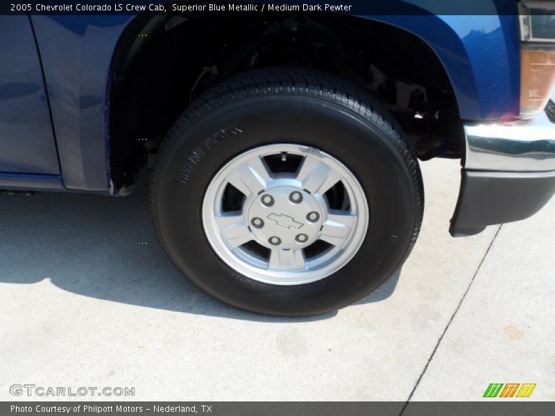 Superior Blue Metallic / Medium Dark Pewter 2005 Chevrolet Colorado LS Crew Cab
