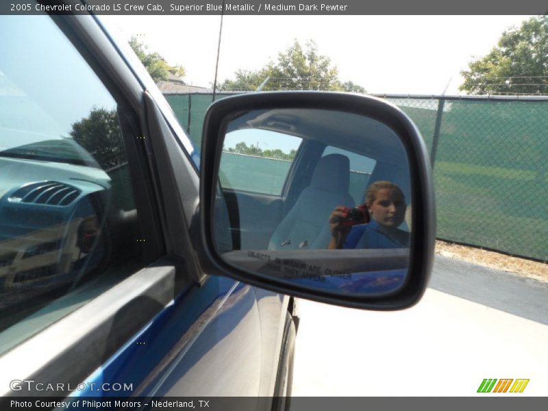 Superior Blue Metallic / Medium Dark Pewter 2005 Chevrolet Colorado LS Crew Cab