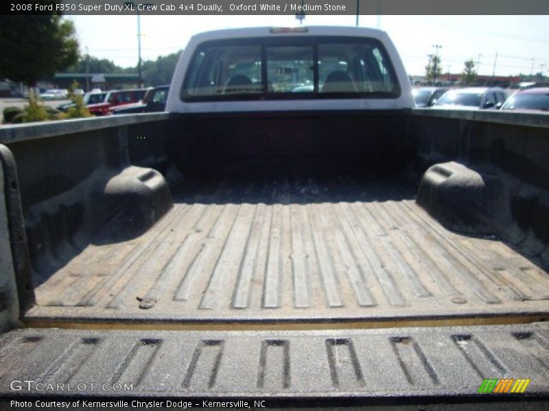 Oxford White / Medium Stone 2008 Ford F350 Super Duty XL Crew Cab 4x4 Dually