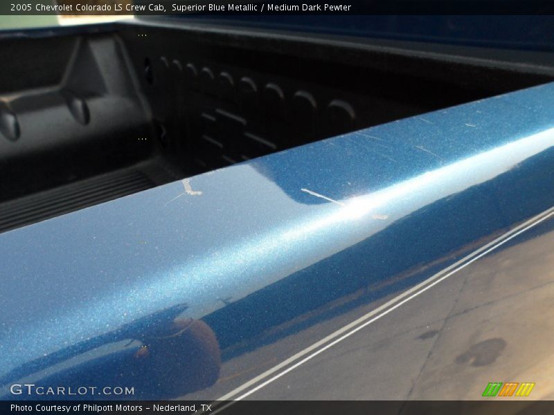 Superior Blue Metallic / Medium Dark Pewter 2005 Chevrolet Colorado LS Crew Cab