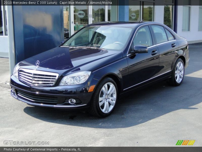 Capri Blue Metallic / Almond/Mocha 2010 Mercedes-Benz C 300 Luxury