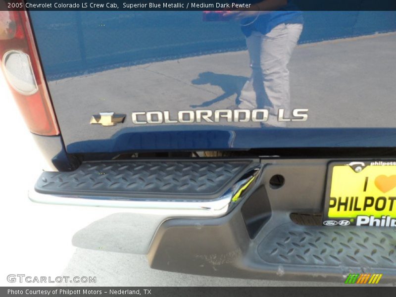 Superior Blue Metallic / Medium Dark Pewter 2005 Chevrolet Colorado LS Crew Cab