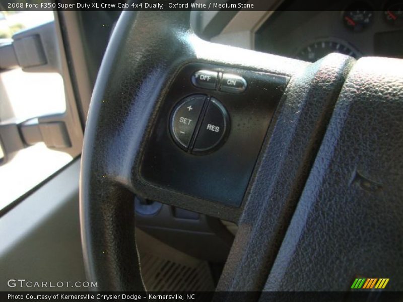 Oxford White / Medium Stone 2008 Ford F350 Super Duty XL Crew Cab 4x4 Dually