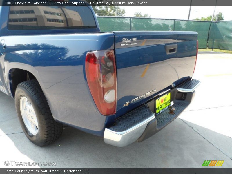 Superior Blue Metallic / Medium Dark Pewter 2005 Chevrolet Colorado LS Crew Cab