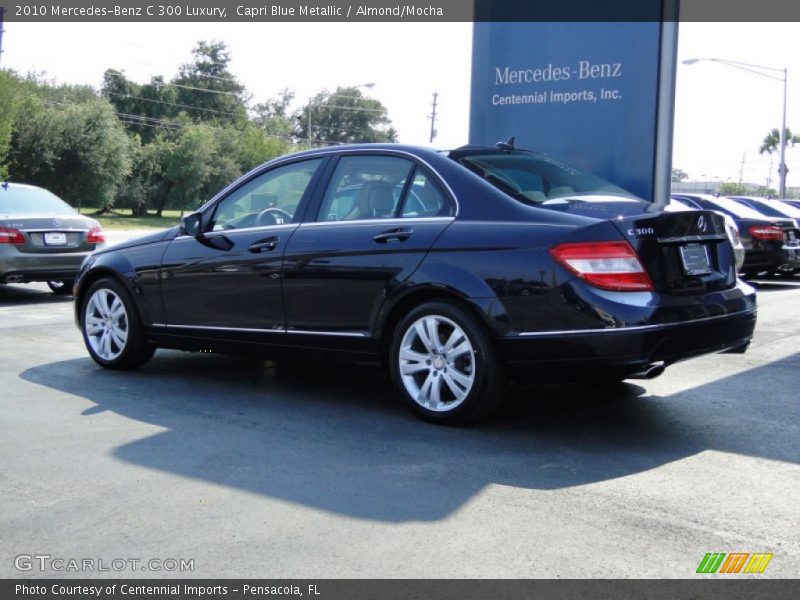 Capri Blue Metallic / Almond/Mocha 2010 Mercedes-Benz C 300 Luxury
