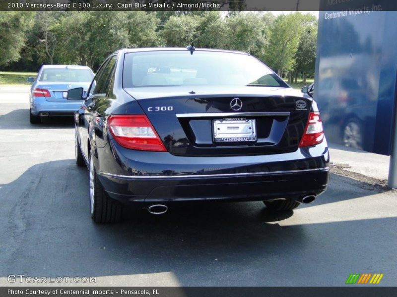 Capri Blue Metallic / Almond/Mocha 2010 Mercedes-Benz C 300 Luxury