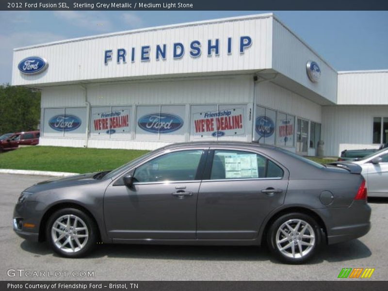 Sterling Grey Metallic / Medium Light Stone 2012 Ford Fusion SEL