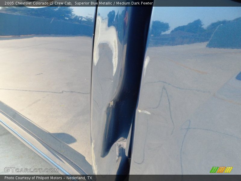 Superior Blue Metallic / Medium Dark Pewter 2005 Chevrolet Colorado LS Crew Cab