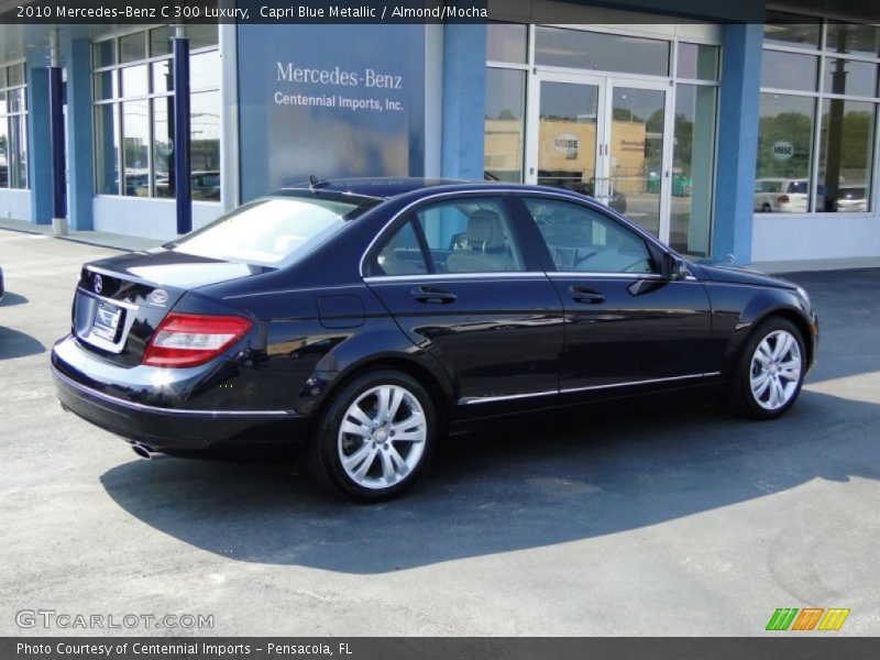 Capri Blue Metallic / Almond/Mocha 2010 Mercedes-Benz C 300 Luxury