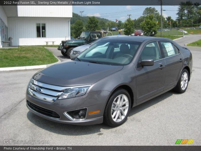 Sterling Grey Metallic / Medium Light Stone 2012 Ford Fusion SEL
