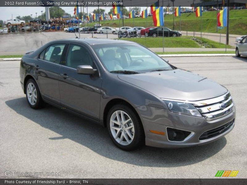 Sterling Grey Metallic / Medium Light Stone 2012 Ford Fusion SEL