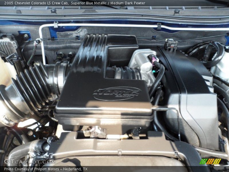 Superior Blue Metallic / Medium Dark Pewter 2005 Chevrolet Colorado LS Crew Cab