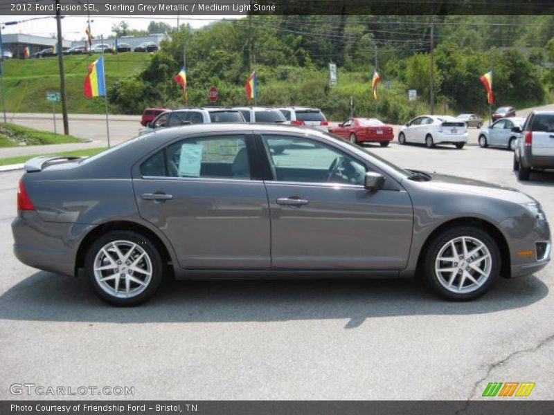 Sterling Grey Metallic / Medium Light Stone 2012 Ford Fusion SEL
