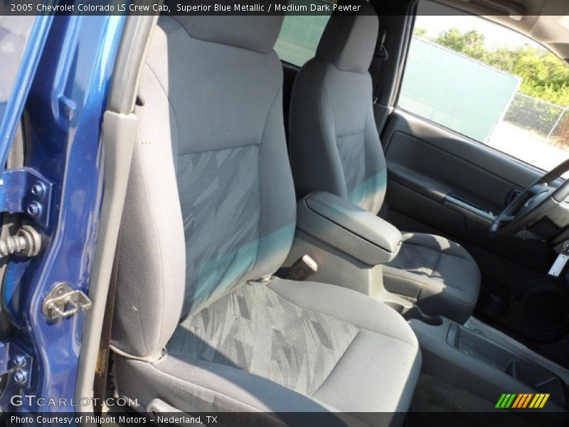 Superior Blue Metallic / Medium Dark Pewter 2005 Chevrolet Colorado LS Crew Cab