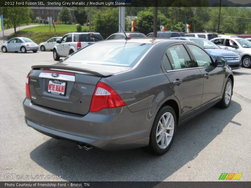 Sterling Grey Metallic / Medium Light Stone 2012 Ford Fusion SEL