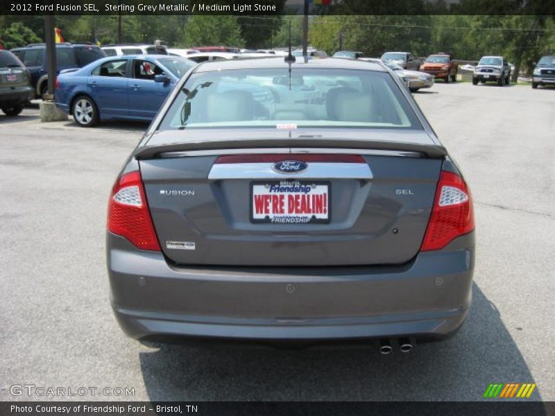 Sterling Grey Metallic / Medium Light Stone 2012 Ford Fusion SEL