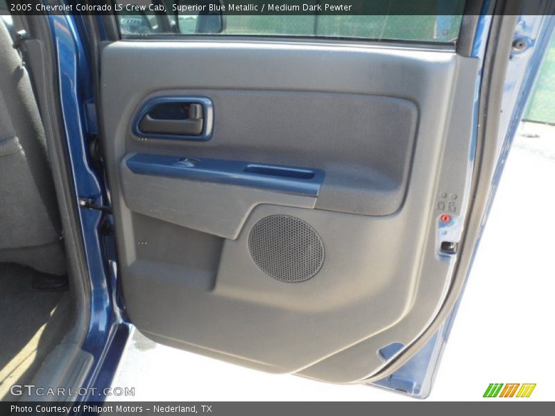 Superior Blue Metallic / Medium Dark Pewter 2005 Chevrolet Colorado LS Crew Cab