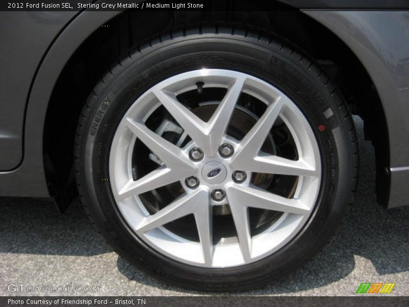 Sterling Grey Metallic / Medium Light Stone 2012 Ford Fusion SEL