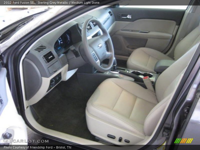 Sterling Grey Metallic / Medium Light Stone 2012 Ford Fusion SEL