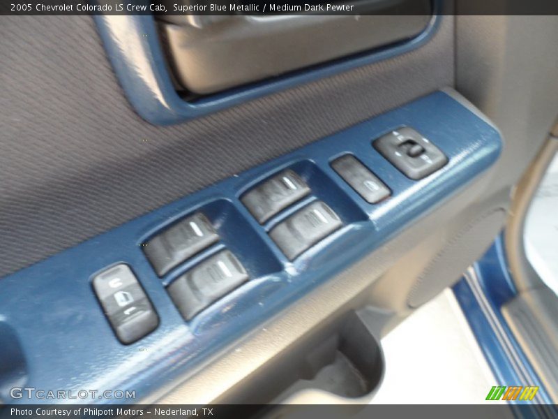 Superior Blue Metallic / Medium Dark Pewter 2005 Chevrolet Colorado LS Crew Cab