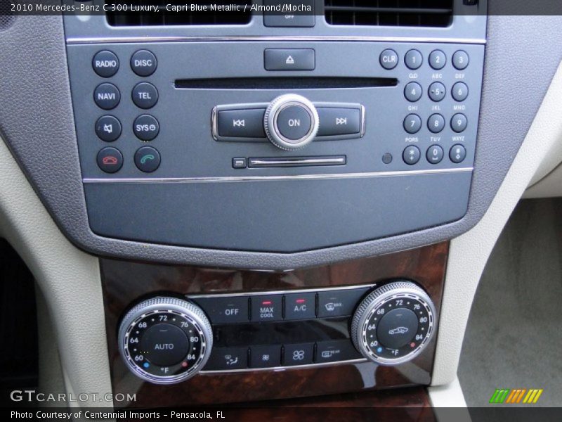 Capri Blue Metallic / Almond/Mocha 2010 Mercedes-Benz C 300 Luxury