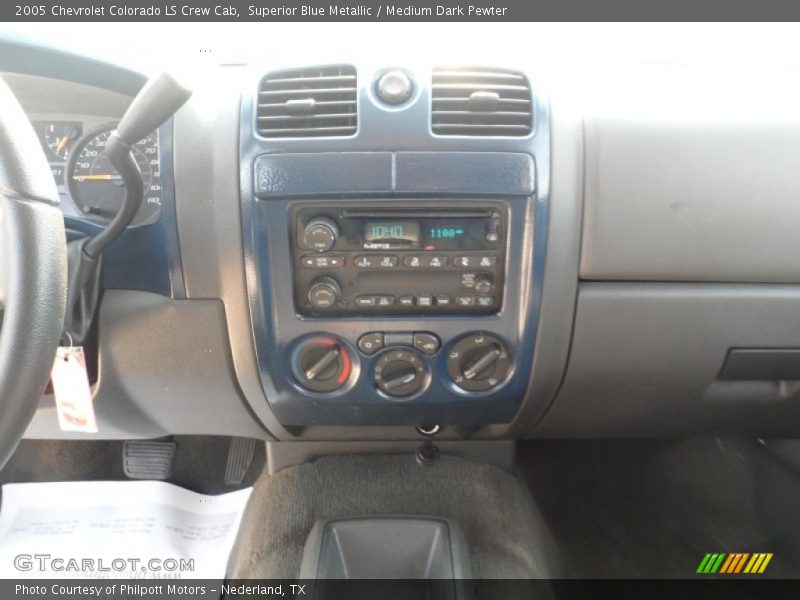 Superior Blue Metallic / Medium Dark Pewter 2005 Chevrolet Colorado LS Crew Cab
