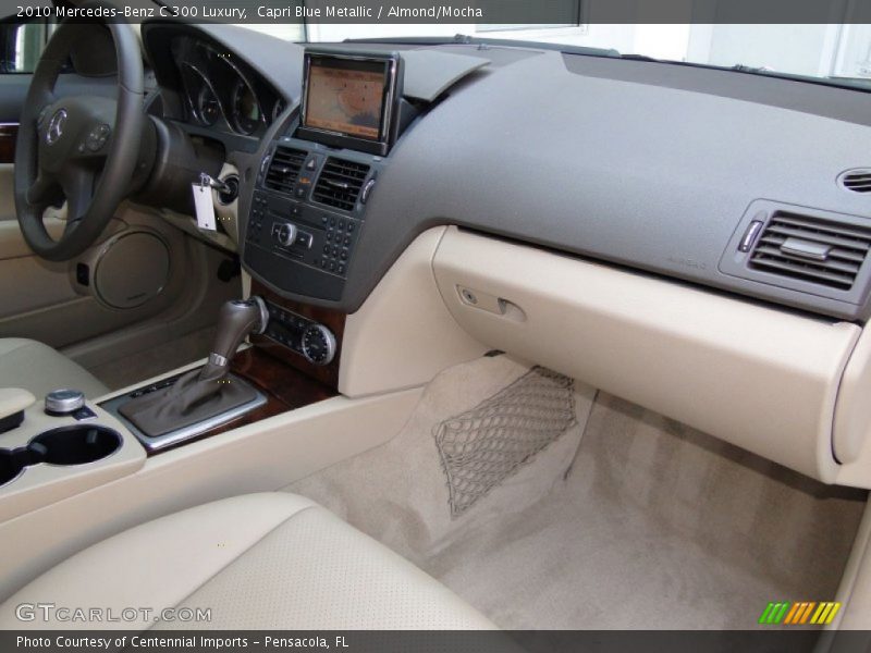 Capri Blue Metallic / Almond/Mocha 2010 Mercedes-Benz C 300 Luxury