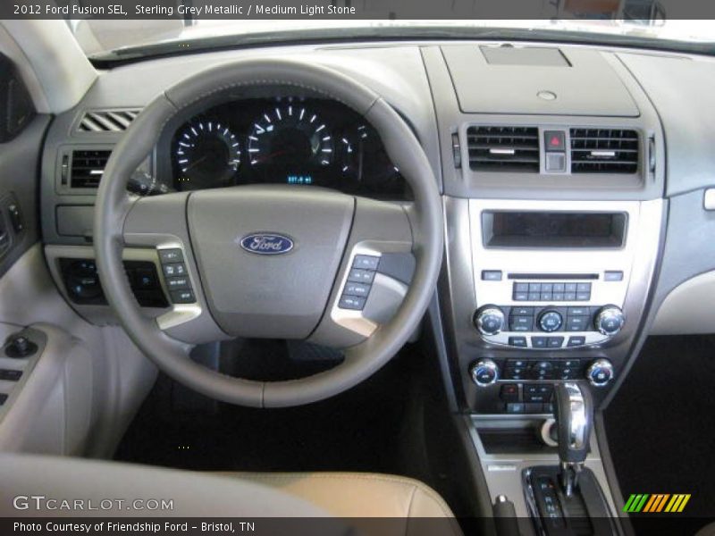 Sterling Grey Metallic / Medium Light Stone 2012 Ford Fusion SEL