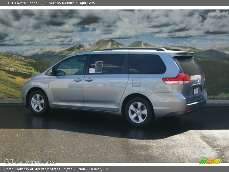 Silver Sky Metallic / Light Gray 2011 Toyota Sienna LE