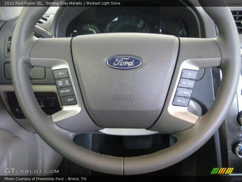 Sterling Grey Metallic / Medium Light Stone 2012 Ford Fusion SEL