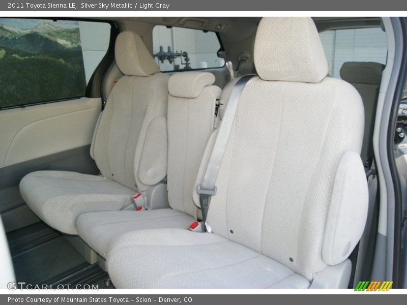 Silver Sky Metallic / Light Gray 2011 Toyota Sienna LE