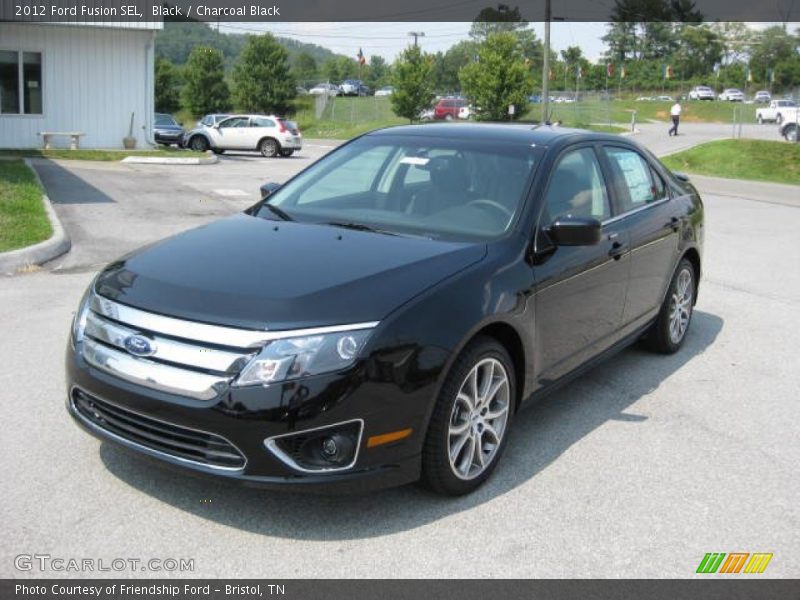 Black / Charcoal Black 2012 Ford Fusion SEL