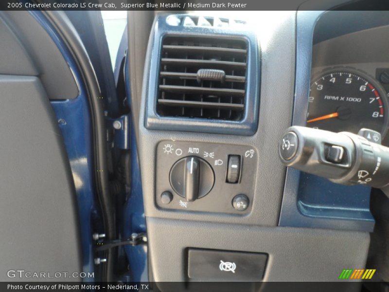 Superior Blue Metallic / Medium Dark Pewter 2005 Chevrolet Colorado LS Crew Cab