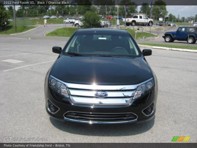 Black / Charcoal Black 2012 Ford Fusion SEL